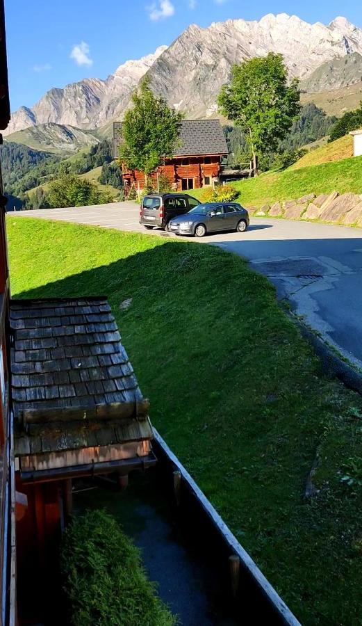 Coquet F2 La Giettaz Avec Garage Velos/Motos Buitenkant foto